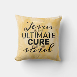Almofada Jesus é a última cura para a alma