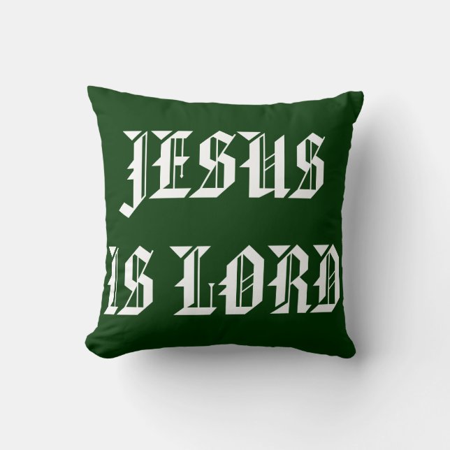 ALMOFADA JESUS IS LORD (Frente)