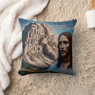 Almofada Jesus Majestoso: Guardião da Montanha