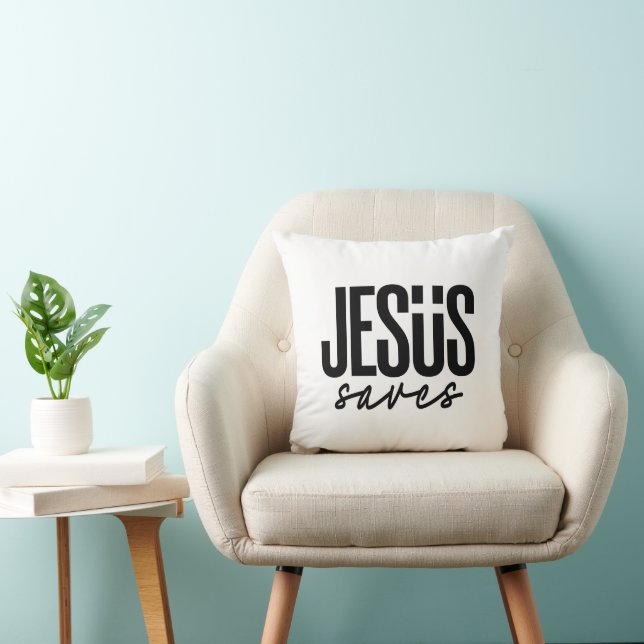 ALMOFADA JESUS SAVES (Cadeira)
