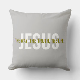 Almofada Jesus: The Way, The Truth, And The Life