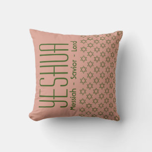 Almofada Jesus YESHUA Messiah Salvador PINK Personalizado