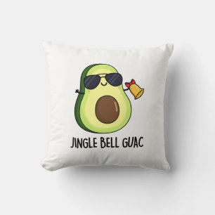 Almofada Jingle Bell Guac Funny Avocado Pun