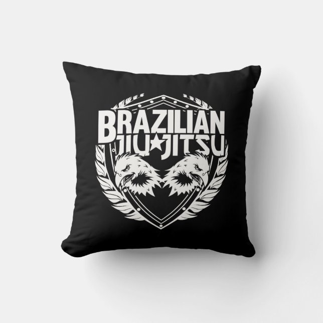 Almofada Jiu-Jitsu brasileiro personalizável (Frente)