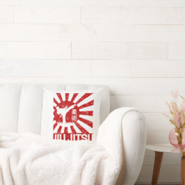 Almofada Jiu Jitsu Fighter Japonês Vintage Artes Marciais