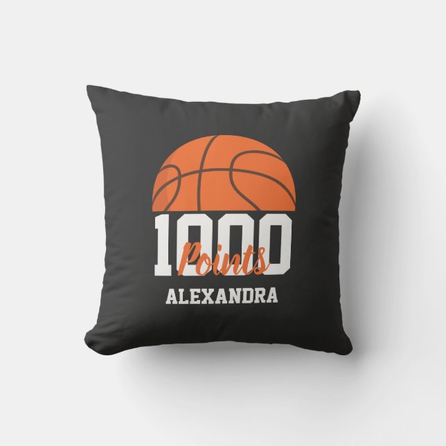 Almofada Jogador de Basquete da Equipe com 1000 Pontos na C (Frente)