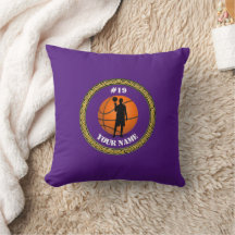 Jogador de Basquete travesseiro decorativo - Adici