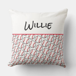 Almofada Jogador de Beisebol NOME do Jogador de Bolas Espor