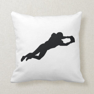 Almofada Jogador de futebol Black Silhouette