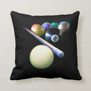 Almofada Jogador de Piscina do Billiard Balls Cue Snooker