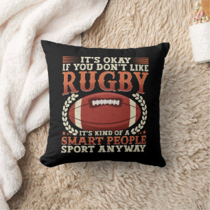 Almofada Jogador De Rugby Tipo De Pessoas Inteligentes Espo