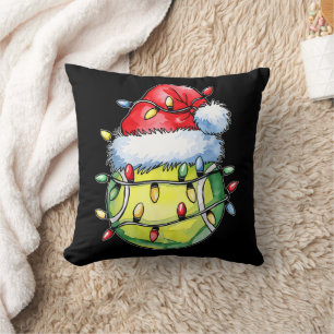 Almofada Jogador de Ténis de Natal Chapéu do Papai Noel