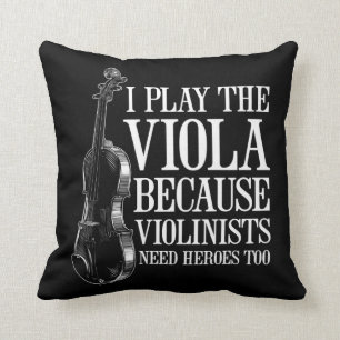 Almofada Jogador De Viola Engraçado Porque Violinistas Pre
