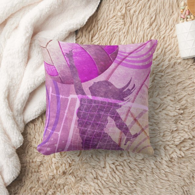 Almofada Jogador de Voleibol feminino na Internet (Cobertor)