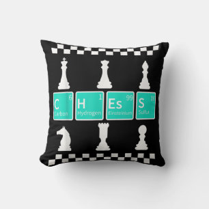 Almofada Jogador de xadrez Lover Mesa Periódica Homens Pres