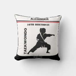 Almofada Jogador Taekwondo, Presente de Aniversário, Equipe