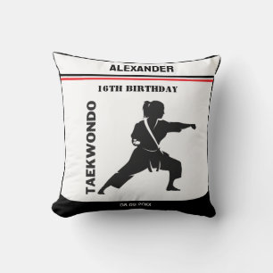 Almofada Jogador Taekwondo, Presente de Aniversário, Equipe