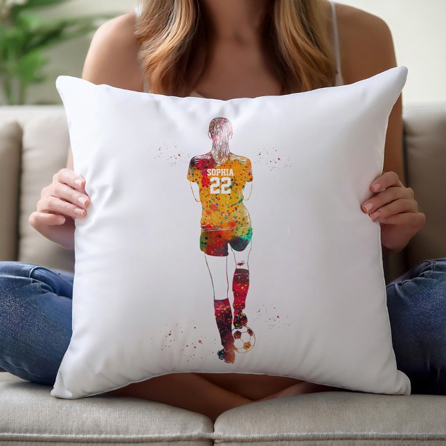Almofada Jogadora de Futebol Feminino  (Criador carregado)