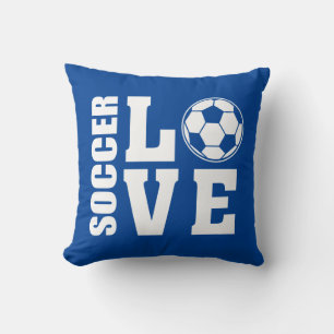 Almofada Jogadores De Futebol, Futebol De Amor, Azul