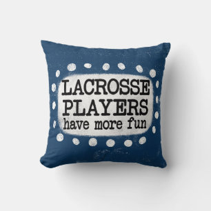 Almofada Jogadores De Lacrosse Têm Mais Travesseiro decorat