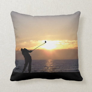 Almofada Jogando Golfe No Sunset