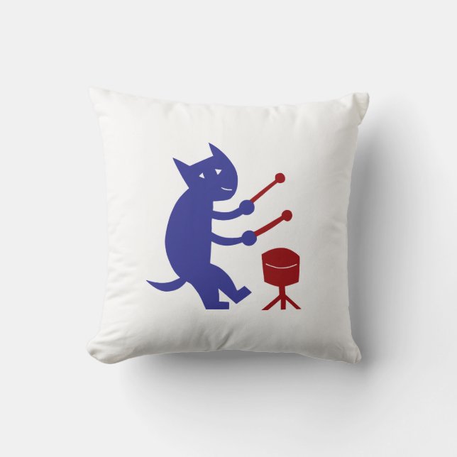 Almofada Jogando os cilindros (Frente)