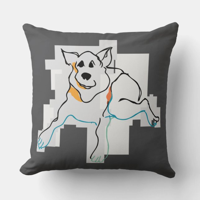 Almofada Jogar uma German shepherd... (Frente)