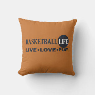 Almofada jogo de amor ao vivo de basquetebol