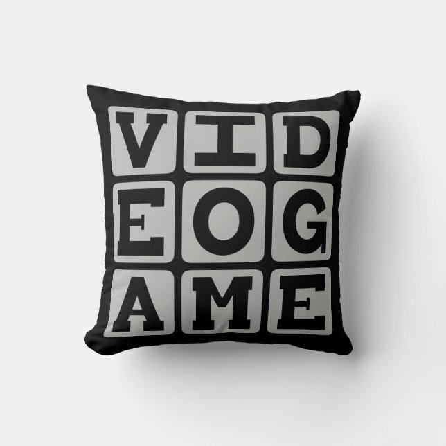 Almofada Jogo de vídeo, atividade recreativa (Frente)