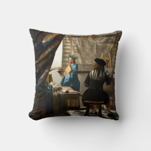 Almofada Johannes Vermeer - A Alegoria da Pintura
