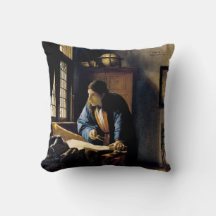Almofada Johannes Vermeer - A Geógrafa