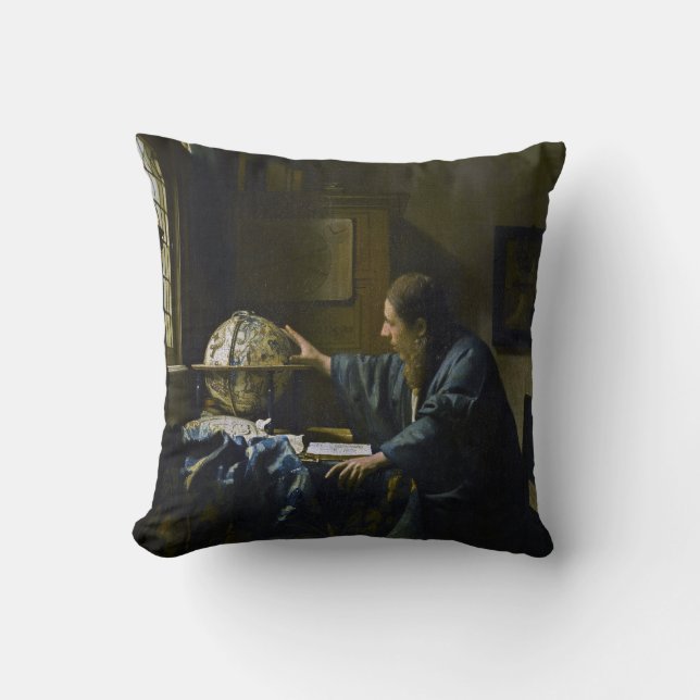 Almofada Johannes Vermeer - O Astronomer (Frente)