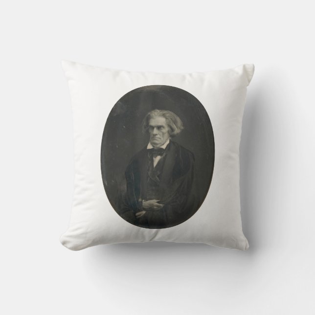 Almofada John C. Calhoun por Mathew Brady 1849 (Frente)