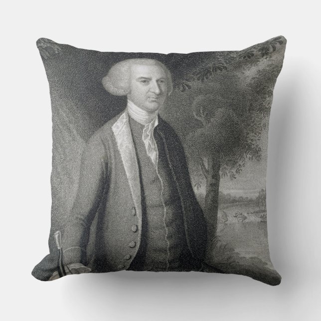 Almofada John Dickinson, gravado por John B. Forrest (1814- (Frente)