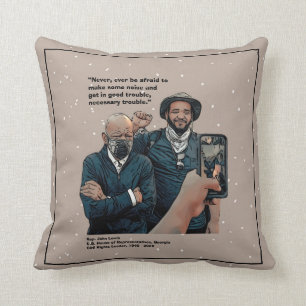 Almofada John Lewis, bom trabalho,