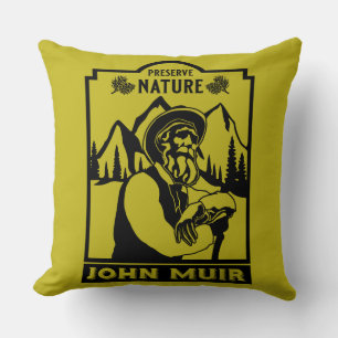 Almofada John Muir Conservador Americano
