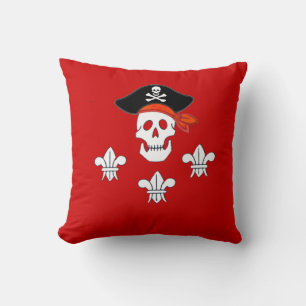 ALMOFADA JOLLY ROGER SKULL, PIRATE HAT E TRÊS MENTIRAS