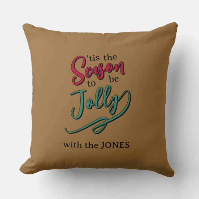 Almofada Jolly Season Throw pillow (Frente)