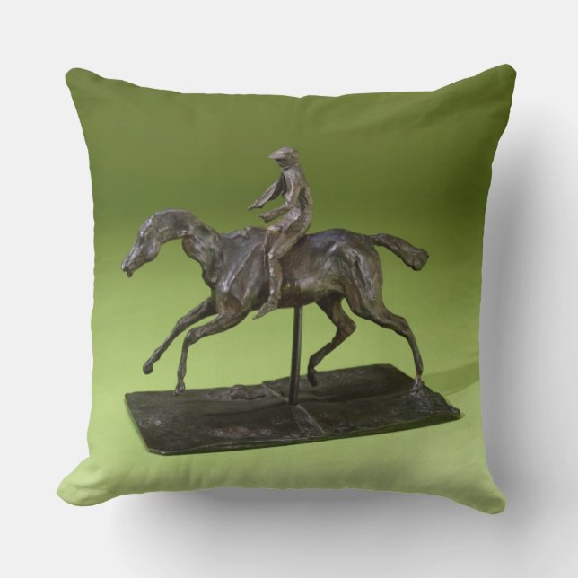 Almofada Jóquei em um cavalo (bronze) (Frente)