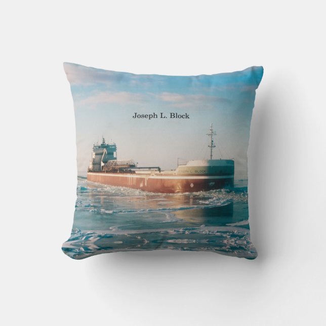 Almofada Joseph L. Block travesseiro quadrado (Frente)