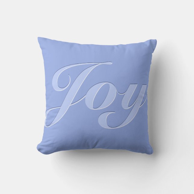 Almofada Joy no Azul Periwinkle (Frente)