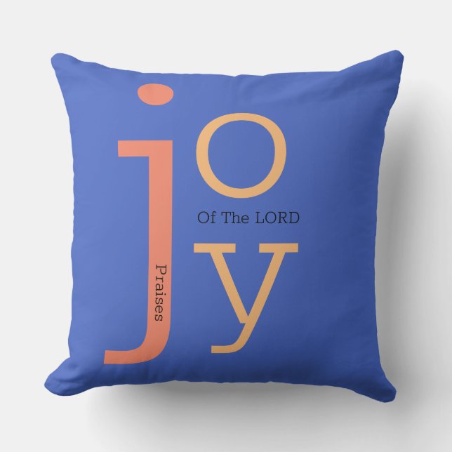 Almofada Joy Of The LORD (Frente)