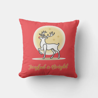 Almofada Joyful & Bright Christmas Reindeer
