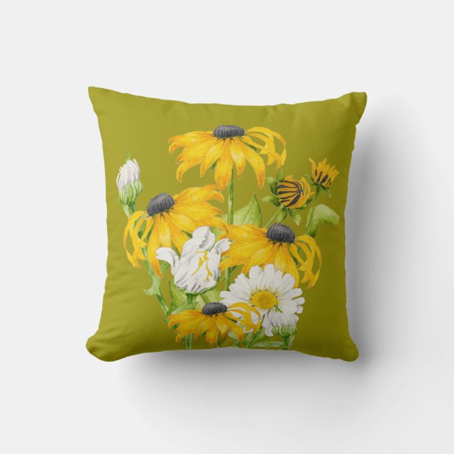 Almofada Joyful Summer em um Travesseiro decorativo (Frente)