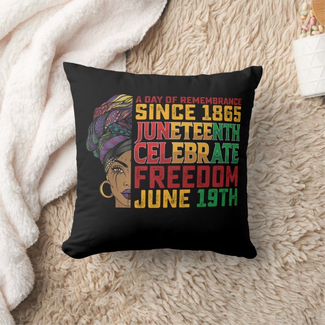 Almofada Juneteenth Um Dia De Lembrança Liberdade Negra (Cobertor)
