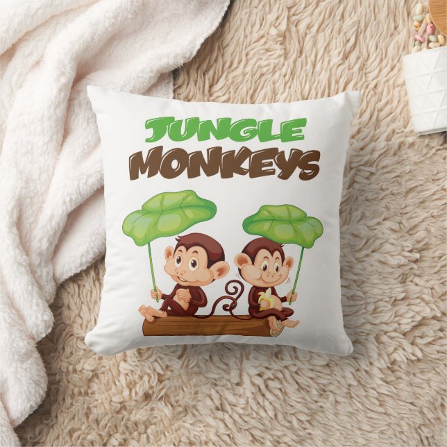 ALMOFADA JUNGLE MONKEYS (Cobertor)