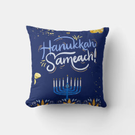 Almofada Junte-se a nós para uma Celebração Joyous Hanukkah