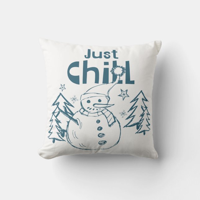 Almofada Just Chill Playful Christmas (Frente)