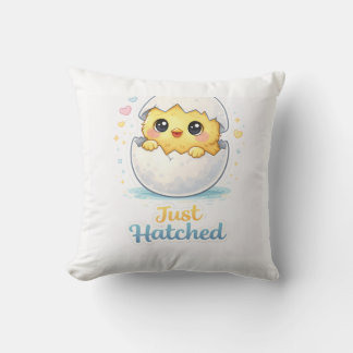 Almofada Just Hatched Cute Baby throw pillow