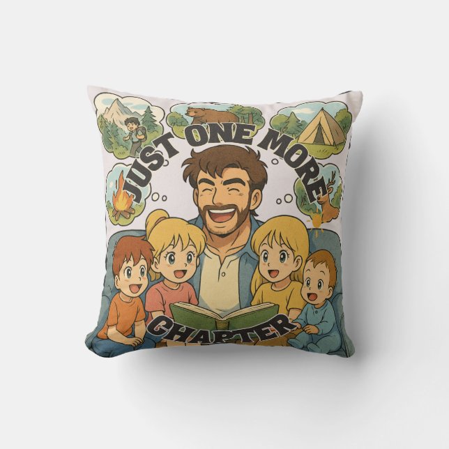 Almofada Just One More Chapter Throw Pillow (Frente)